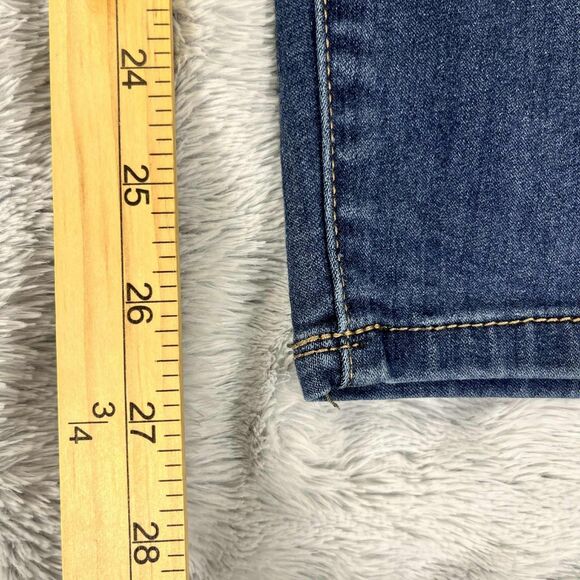 Wallflower Jeans Womens Size 24 Regular Ultra Fit Skinny Dark Wash Stretch Denim - Picture 7 of 8